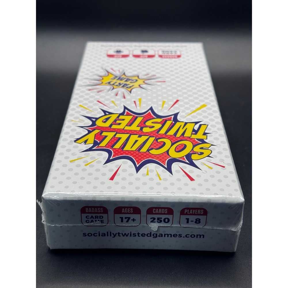 Socially Twisted Badass Party Card Game 250 Cards New Sealed 17 Plus Adults - Picture 6 of 6